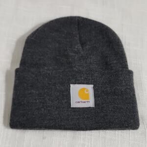 Carhartt A18 Knit Cuffed Beanie Gray One Size
